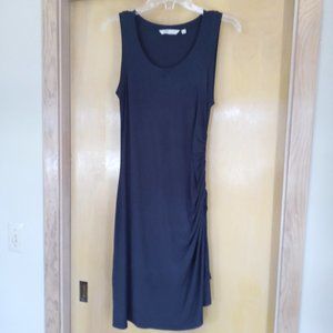 Athleta Tank Dress XS Navy Tie Side